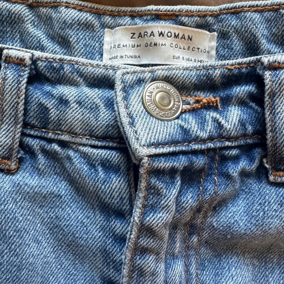 Zara Blue Denim Skirt - Picture 8 of 8